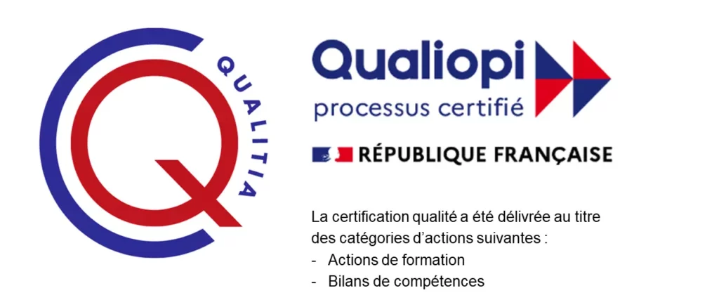 logo de l'attestation qualiopi obtenu par bernat conseil formation