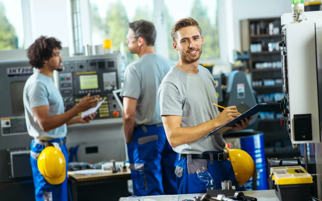 Plusieurs personnes travaillent dans une entreprise qui favorise une bonne gestion du stress au travail